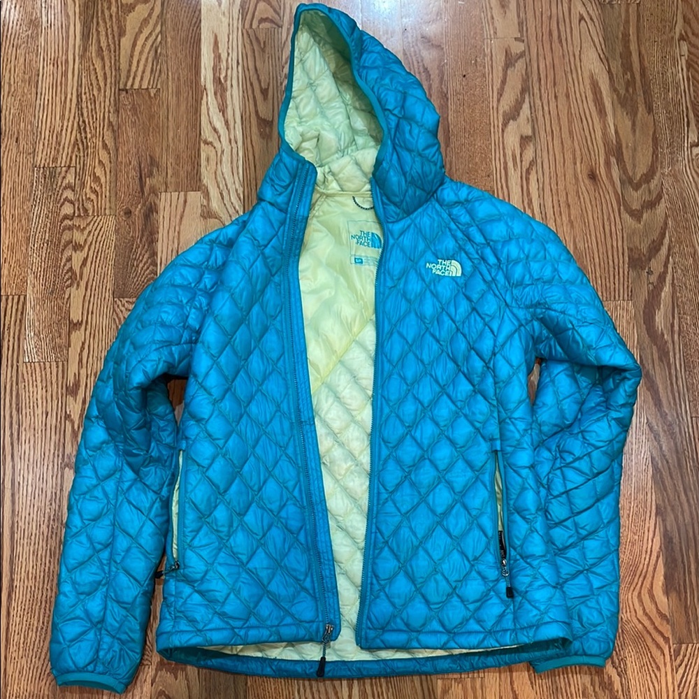 The North Face Blue and Yellow Women's Jacket